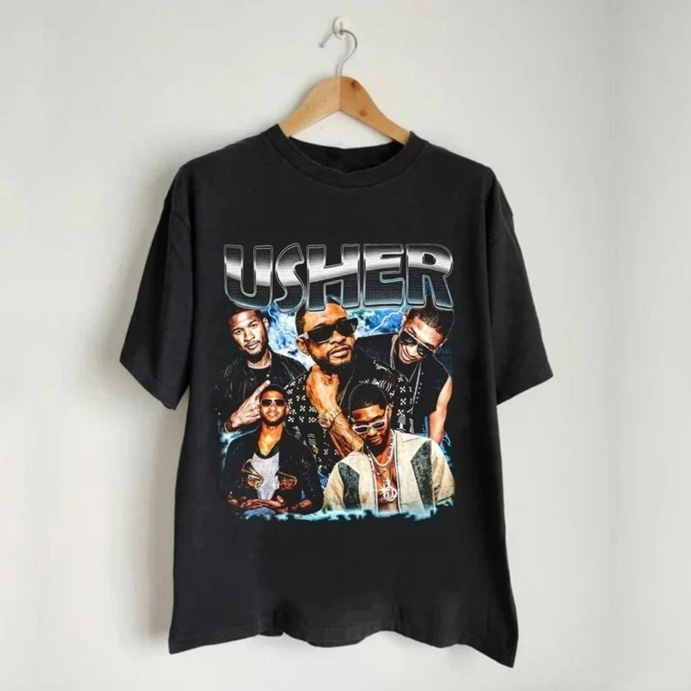Usher 90S Shirt Rapper Usher Bootleg Shirt For Fan